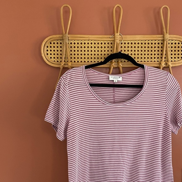 Mauve Striped Tunic - Picture 4 of 5